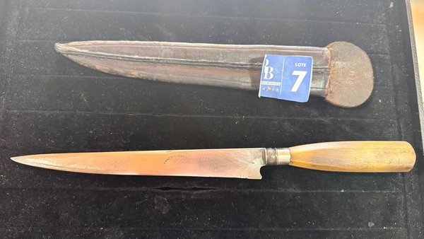 Cuchillo Lengua Vibora Armeria Nacional Con Vaina - Análisis Detallado - imagen 1