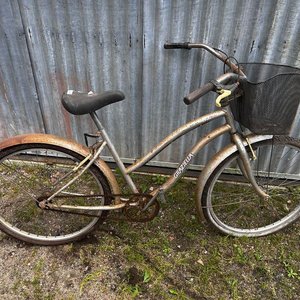 Bicicleta "Jazz" Gris con Canasta - imagen 2