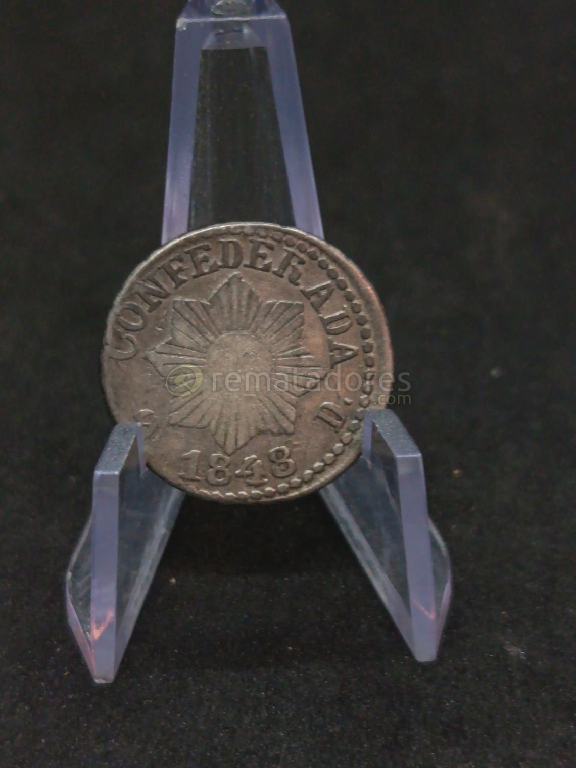 Moneda Antigua Confederación Argentina 1848 Córdoba