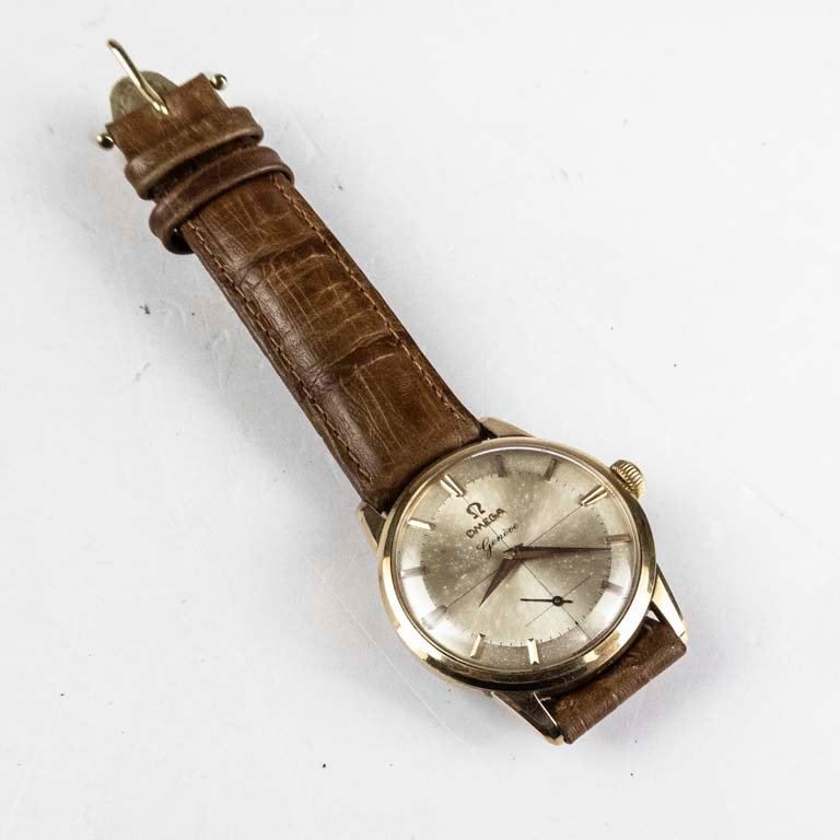 Reloj Omega Geneve con malla de cuero - imagen 2