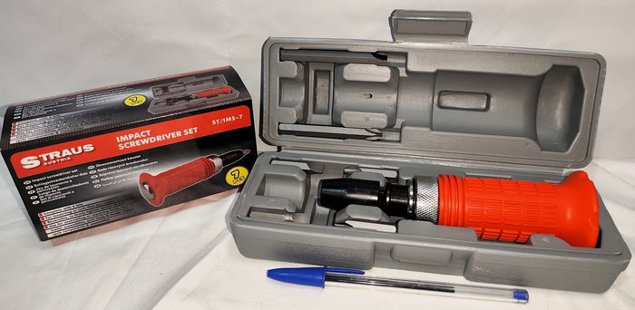 Juego de Destornilladores de Impacto Straus 7 Piezas Nuevo en Caja