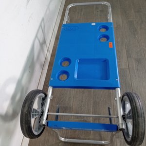 Carro de Playa Plegable de Aluminio Azul con Bisagra Rota - imagen 3
