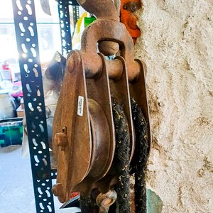Juego de Poleas con Cuerda para Carga - imagen 2