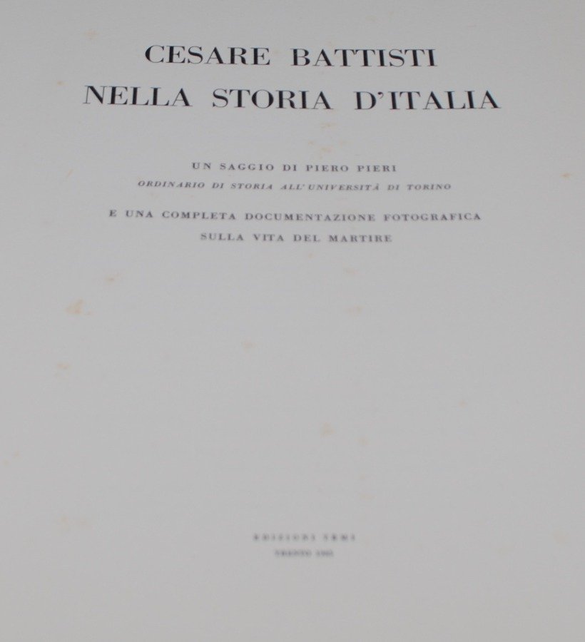 Libro de historia de Cesare Battisti - imagen 3