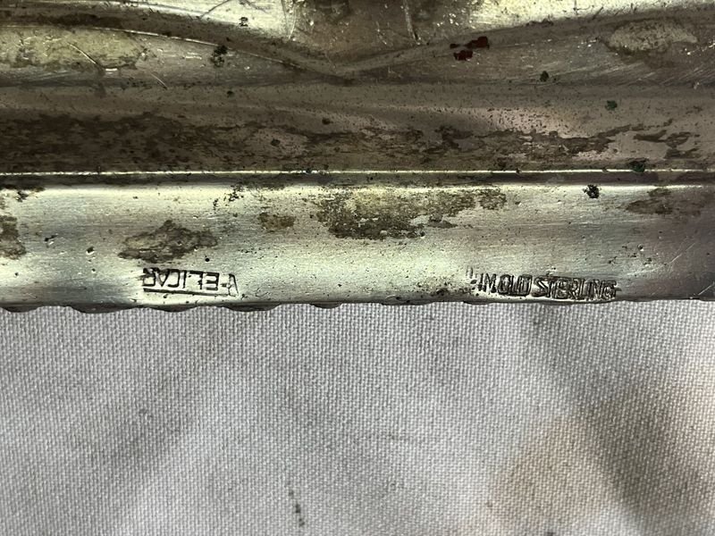Centro de mesa o despojador de platina velicar mold sterling - imagen 3