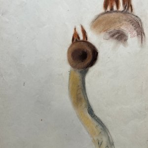 Lote anterior: Obra de José Cuneo: "Los Compañeros" - Pastel sobre Papel