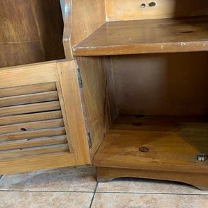 Mueble Auxiliar de Madera con Cajón y Puerta - imagen 3