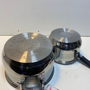 Set de 2 Ollas de Acero Inoxidable Grünhof con Tapa - Olla Mediana y Cacerola con Mango - imagen 6