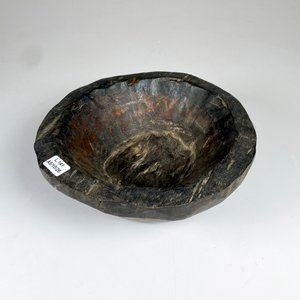 Cuenco de Madera Tallado a Mano Estilo Wabi-Sabi - imagen 2