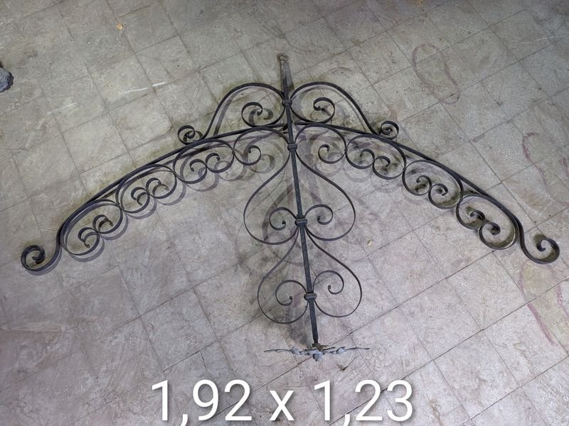 Decoración de hierro trabajado para glorieta - imagen 2