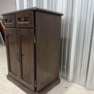 Mueble de Madera Antiguo con 2 Puertas y 2 Cajones - imagen 5