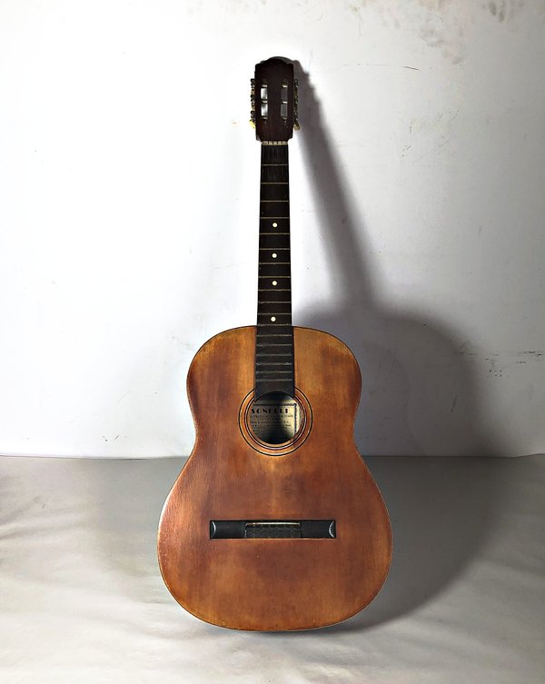 Guitarra Clásica "Sonelli" con Funda Negra - Hecha en Brasil - imagen 1