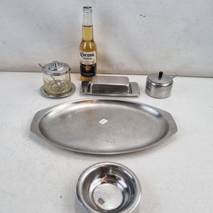 Lote siguiente: Lote de 6 Piezas de Acero Inoxidable "SUL INOX 18/6" para Bazar