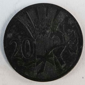 Lote siguiente: Moneda de Bohemia y Moravia 20 Haleru 1941 de Zinc - Escasa y en Excelente Estado