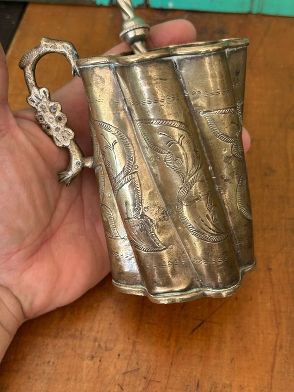 Raro Vaso para infuciones y calce metal blanco todo - Equipamiento de cocina - imagen 2