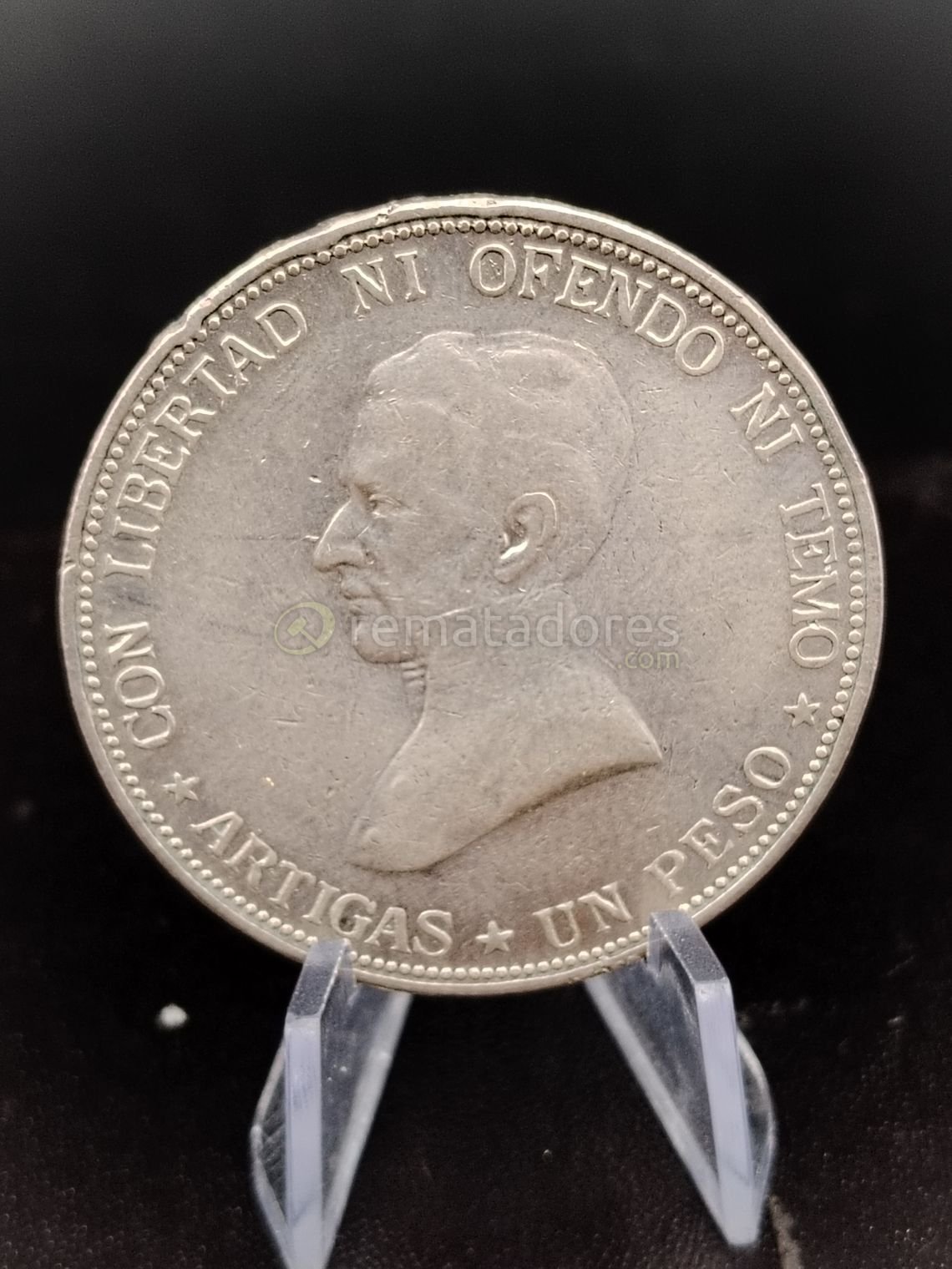 Moneda Uruguaya de Plata "Un Peso" 1917