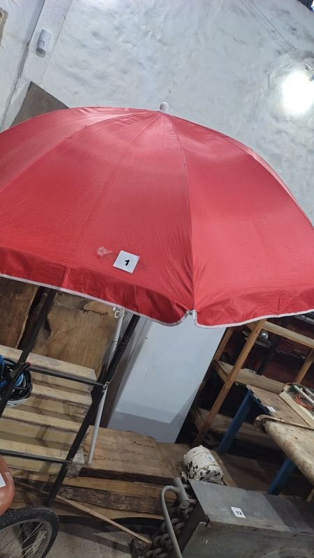 Sombra de playa roja para aluminio - imagen 2