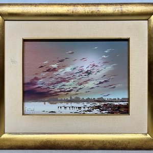 Obra "Costa" de Emilio Bolinches: Acrílico sobre Fibra, 24 x 33 cm - imagen 2