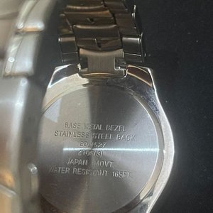 Reloj Armitron Classic Day-Date Acero Azul Sumergible 165ft - imagen 6