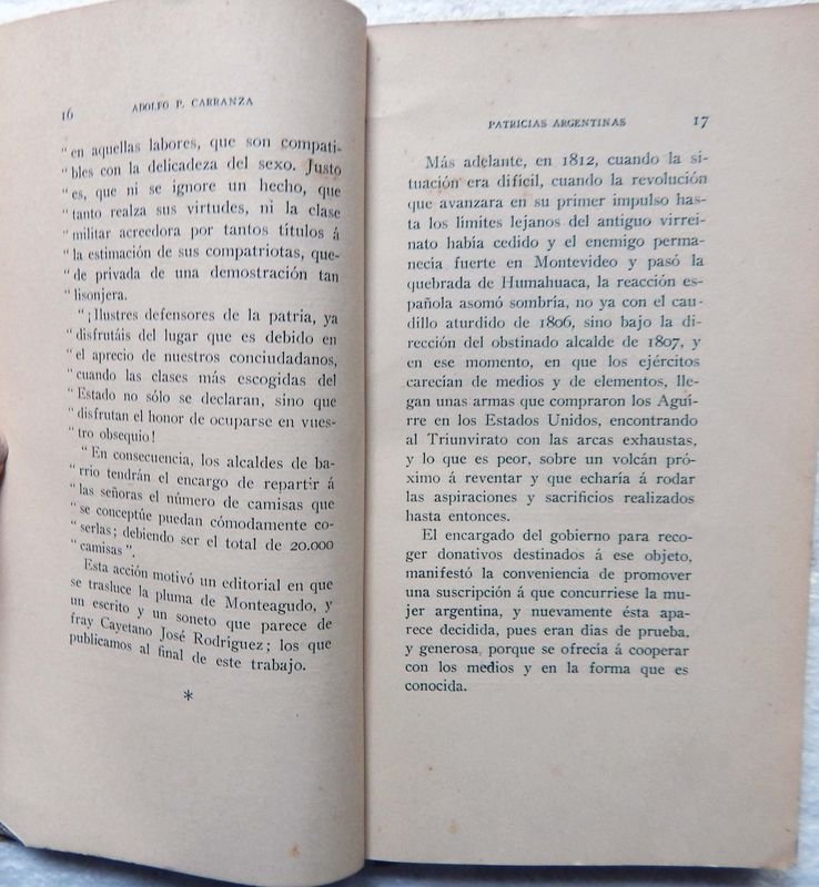 Libro antiguo de Adolfo P. Carranza, Patricias Argentinas - imagen 6