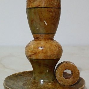 Lote anterior: Candelabro Vintage de Esteatita Tallado a Mano