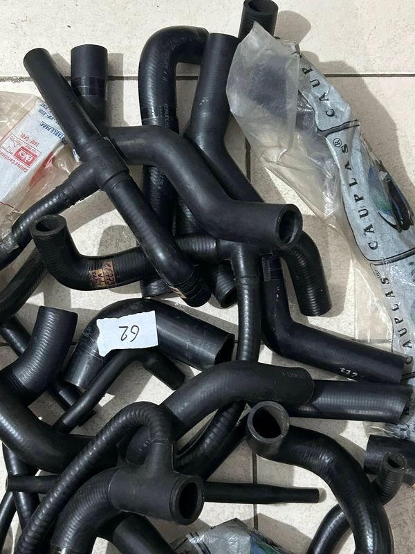 Lote de Caños de Goma Negros para Repuesto