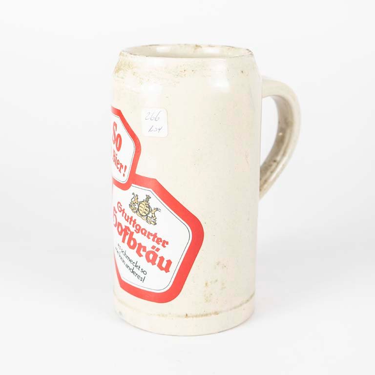 Jarra de cerveza alemana Gtuttgarter Hofbrau de gres - Decoración y Accesorios - imagen 2