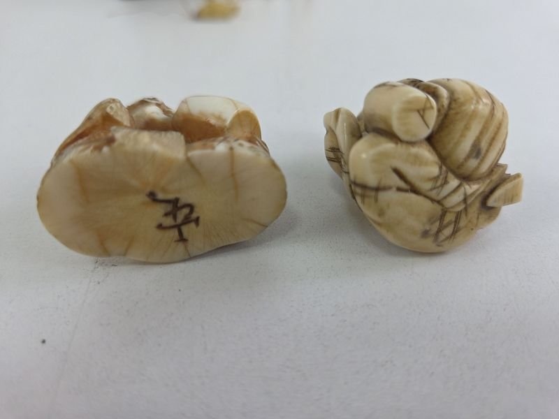Colección de Figuritas de Marfil con Detalles Intricados - imagen 6