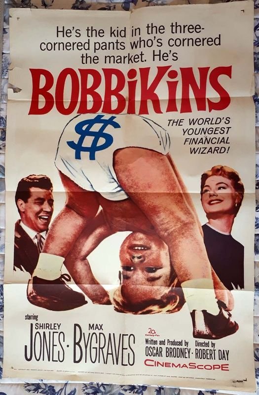 Poster de Cine Original "Bobbikins" (1959) con Shirley Jones - 68 x 101 cm