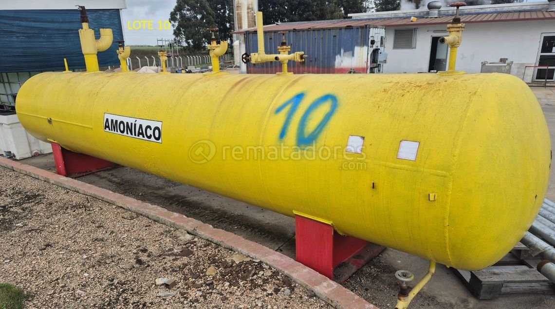 Tanque de Amoníaco Amarillo Grande