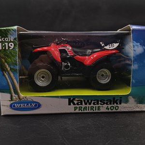 Cuatriciclo Kawasaki Prairie 400 Welly Escala 1:19 - imagen 5