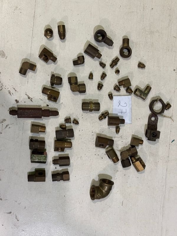 40 Unidades de Conexiones de Bronce para Tuberías