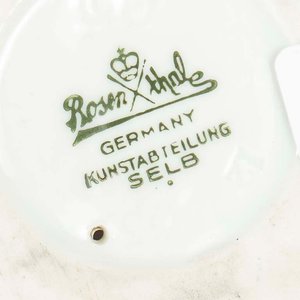 Figura de Porcelana Rosenthal "Selb" Alemania con Detalles Dorados - imagen 2