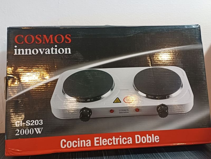 Lote siguiente: Anafe electrico COSMOS 2000W 2 discos nuevo