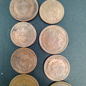 12 Monedas Uruguay Antiguas de los Años 40 - imagen 4