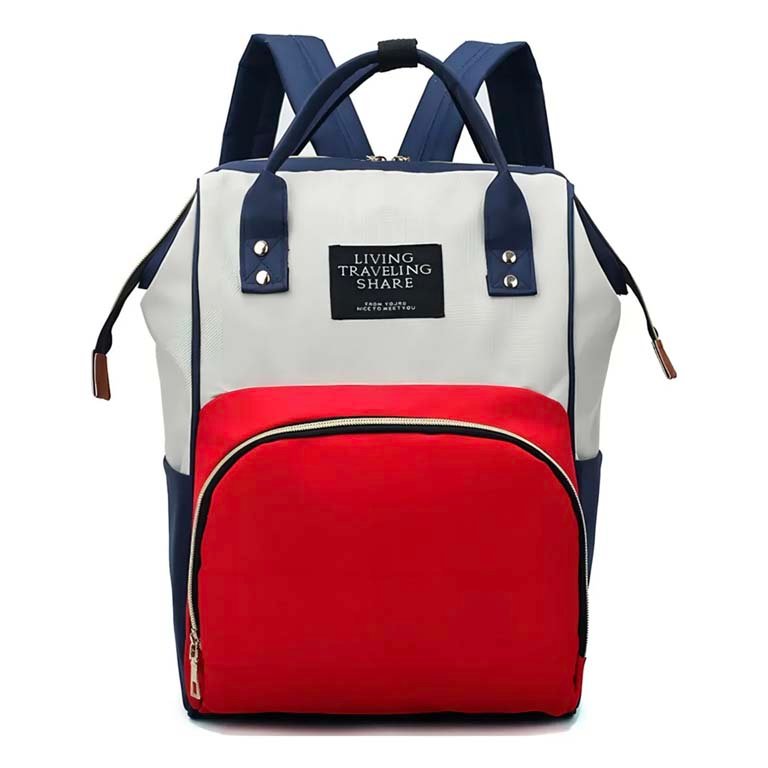 Mochila Bolso de Viaje Liviana Tricolor