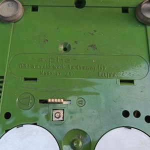 Teléfono Antiguo de Disco Alpha RDA Verde - imagen 4