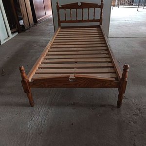 Cama de 1 plaza de madera paraíso, estilo clásico - imagen 2