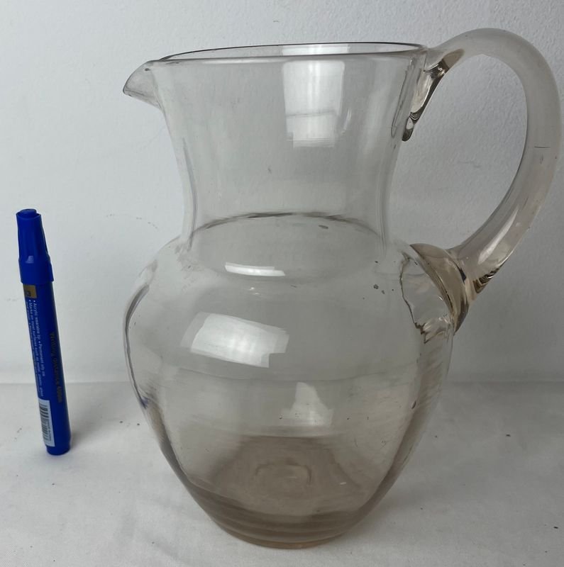 Jarra de vidrio transparente y elegante - imagen 3