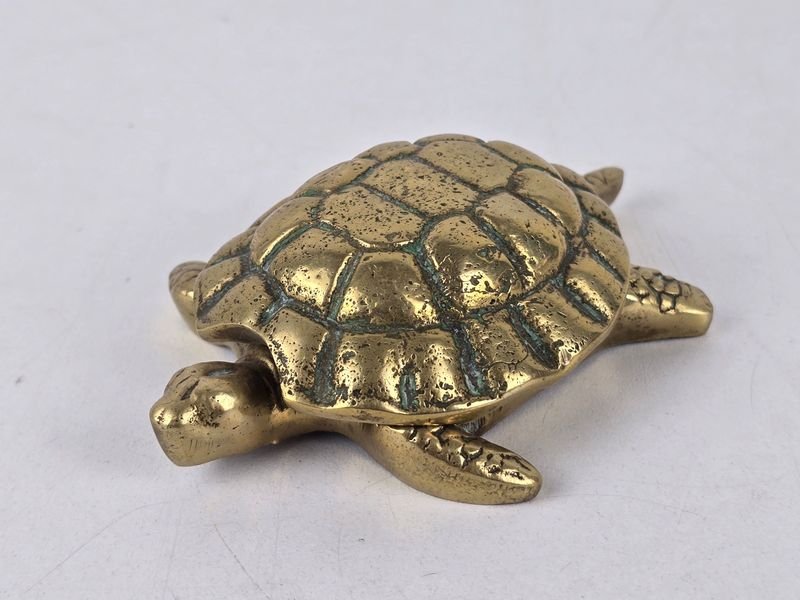Cenicero de Bronce con Forma de Tortuga