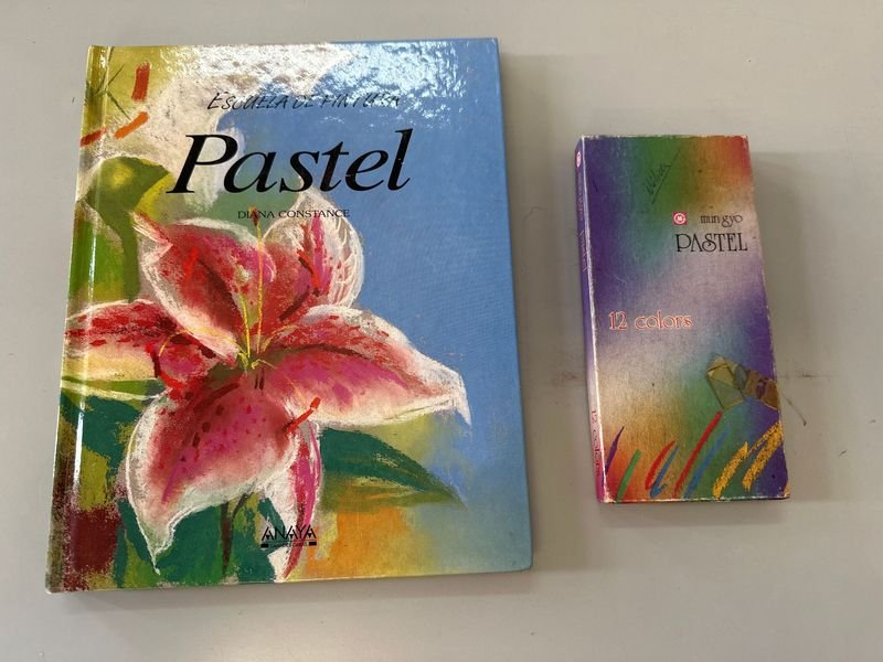 Lote siguiente: Libro de Pintura Pastel y Caja de Pasteles