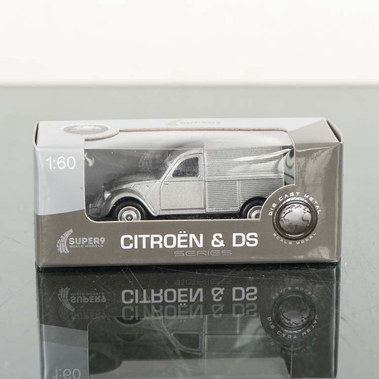 Auto de colección a escala 1/60, Citroen 2CV Fourgonnette - Detalles precisos