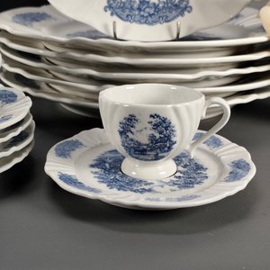 Conjunto de Porcelana Brasilera con Diseño Azul: 26 Piezas - imagen 7