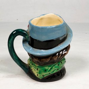 Jarra de Porcelana con Rostro de Caballero, 10 cm - imagen 3