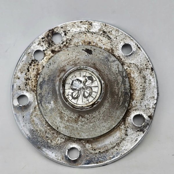 Taza de Rueda Cromada con Emblema - imagen 1