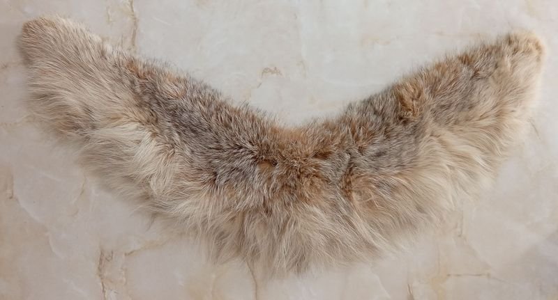 Cuello de piel de Zorro con forro - imagen 2