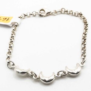 Lote anterior: Pulsera de Plata con Diseño de Lunas - 18cm