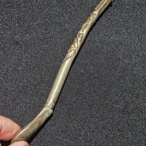 Bombilla Curva de Plata y Oro para Mate - imagen 2