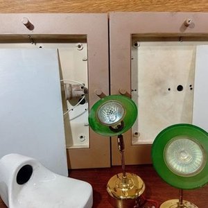 Lote de Iluminación: 2 Plafones de Techo, 2 Apliques de Pared y Base de Velador - imagen 5