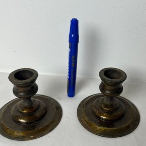 Par de Veladores de Bronce Macizo - imagen 7